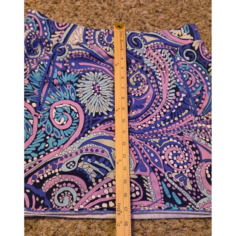T By Talbots Paisley Print Everyday Yoga Skort Women's Size X (1X) Multicolor